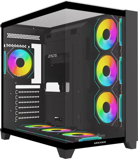 Gabinete Arkham Minor Black 7 Fan ARGB ATX