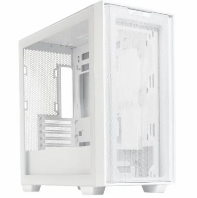Gabinete Asus A21 White M-atx Black Soporta Water De 360mm Y Vga De Hasta 380mm Micro Atx