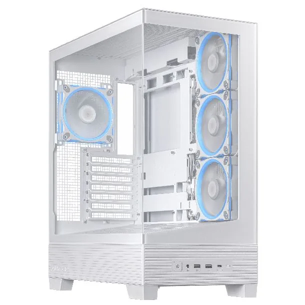 GABINETE ASUS A31 PLUS TG 4FAN ARGB WHITE
