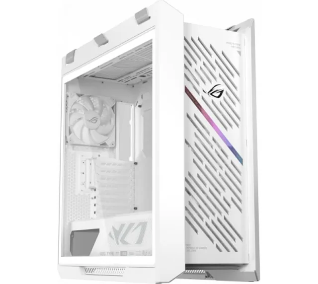 Gabinete ASUS ROG STRIX HELIOS II GX601S 4X140mm Vidrio Templado Dual Chamber White
