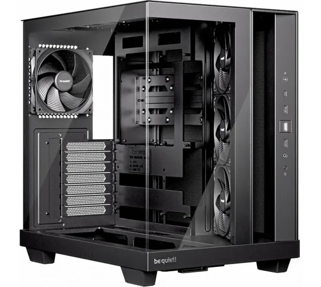 Gabinete Be Quiet! Light Base 500 4x120mm Pure Wings 3 Fans Usb-c Vidrio Templado