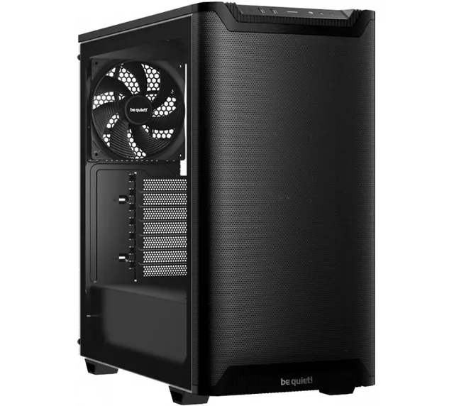 Gabinete Be Quiet! PURE BASE 501 Airflow Window Black 2x140mm Pure Wings 3 Fans USB-C