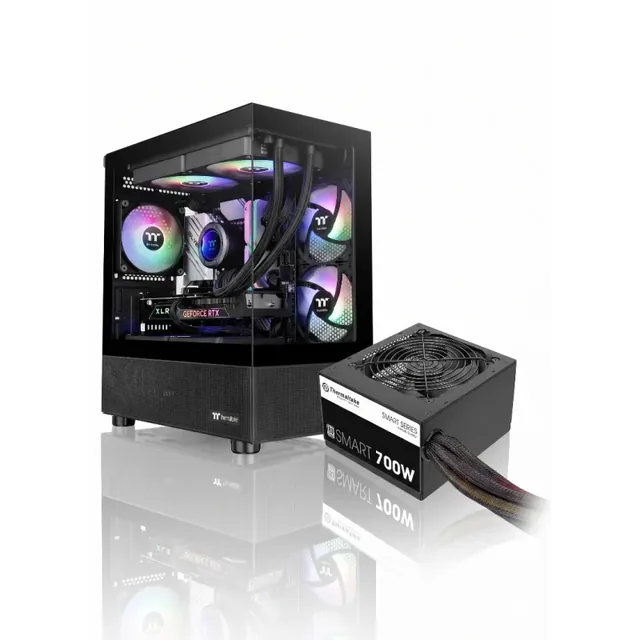 Gabinete c/fuente Thermaltake View 170 + Smart 700w 80 Plus White