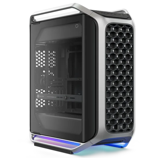 Gabinete Cooler Master COSMOS ALPHA Full Tower E-ATX EEB TG Fan 2x200mm 1x120mm c/ Soporte VGA