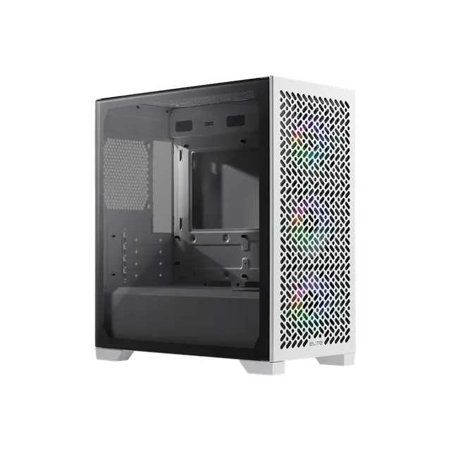Gabinete Cooler Master Elite 302 White 3 Fan ARGB