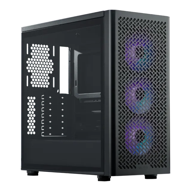 Gabinete Cooler Master Elite 502 Black 3 Fan ARGB
