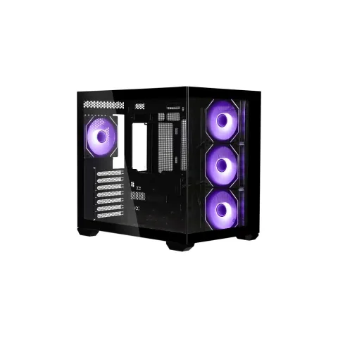 Gabinete Cooler Master Elite 681 Mid Tower 4 Fans Argb Tempered Glass Black S/fuente