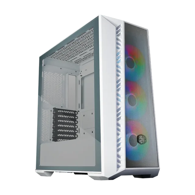 Gabinete Cooler Master MasterBox 520 Mesh White 4 Fan ARGB