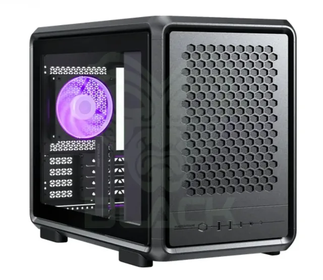 Gabinete Cooler Master Masterframe 400 Mid Tower Tempered Glass Black S/fuente