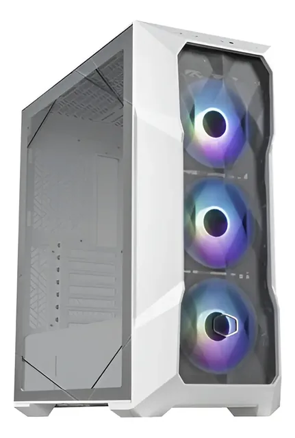 Gabinete Cooler Master TD500 Mesh V2 White Vidrio Templado