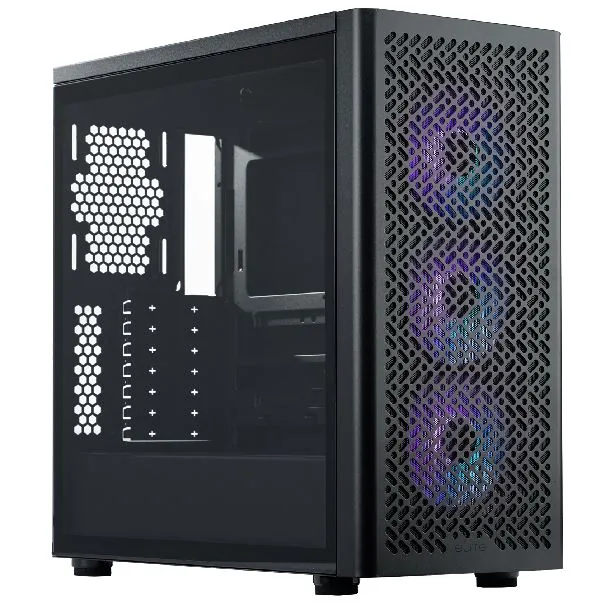GABINETE COOLERMASTER ELITE 502 TG 3FAN ARGB