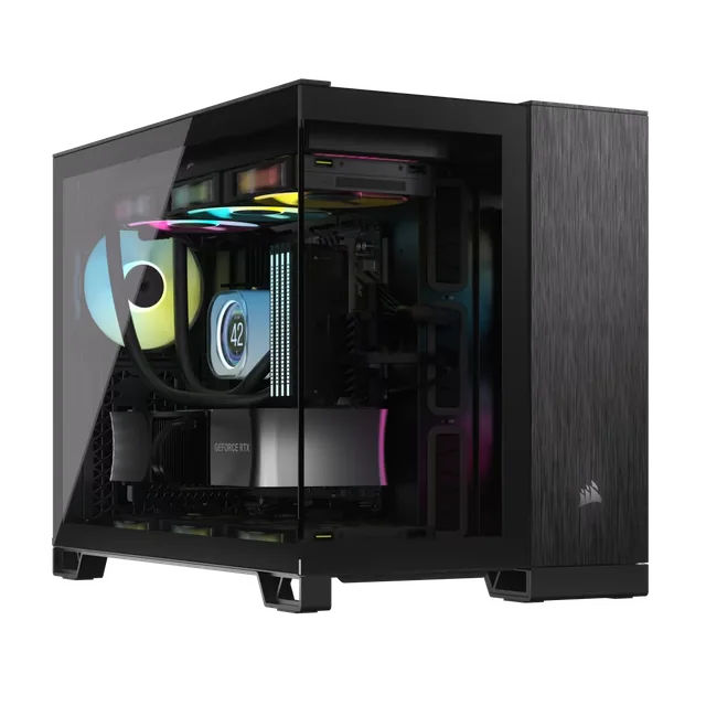 Gabinete Corsair 2500X Black Aluminium