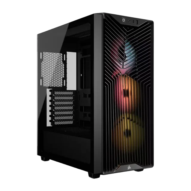 Gabinete Corsair 3200d Rs Argb Mid-tower Tg Black