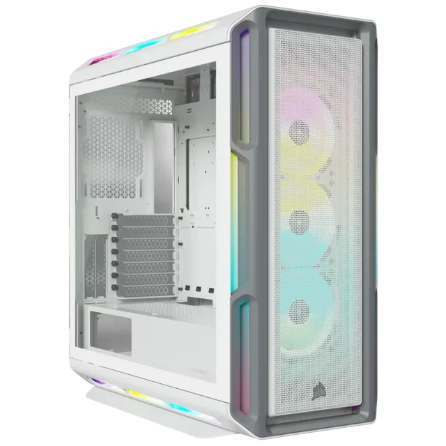 Gabinete Corsair 5000T iCUE LINK LX RGB White