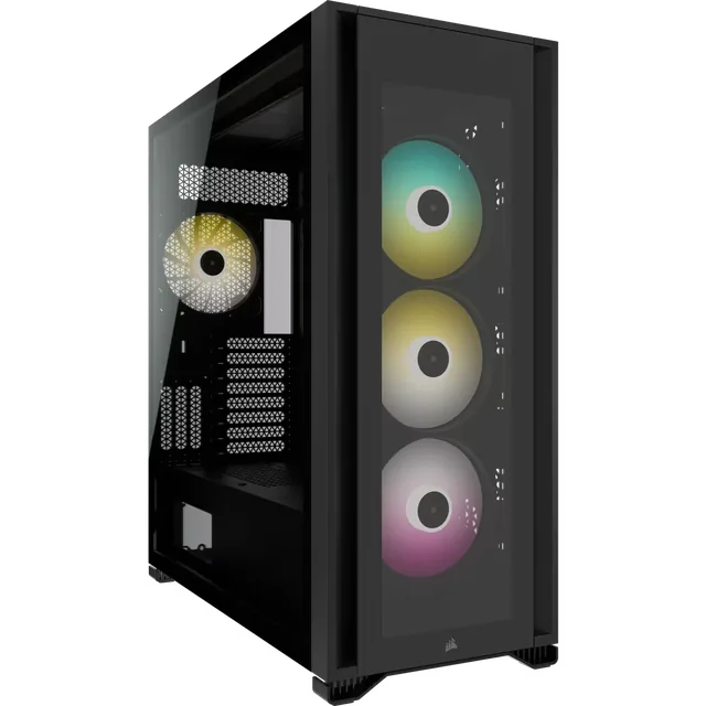 Gabinete Corsair 7000X Tempered Glass Black RGB ATX