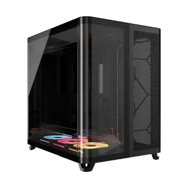 Gabinete Corsair Air 5400 Lx Link Mid-tower Tg Black