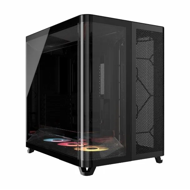 Gabinete Corsair Argb Air 5400 Rs-r Mid Tower Con Triple Cámara Negro