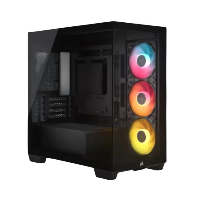 Gabinete Corsair Frame 2800x Rs-r Argb Mini-tower Tg Black