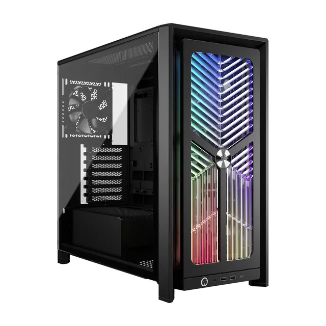 Gabinete Corsair Frame 4000x Rs Mid-tower Tg Fan X3 Black