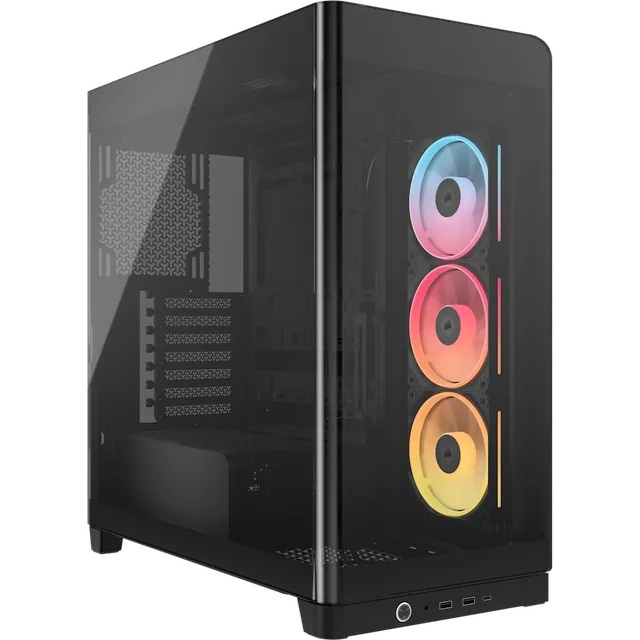 Gabinete Corsair FRAME 4500X LX-R RGB Mid-Tower TG Black