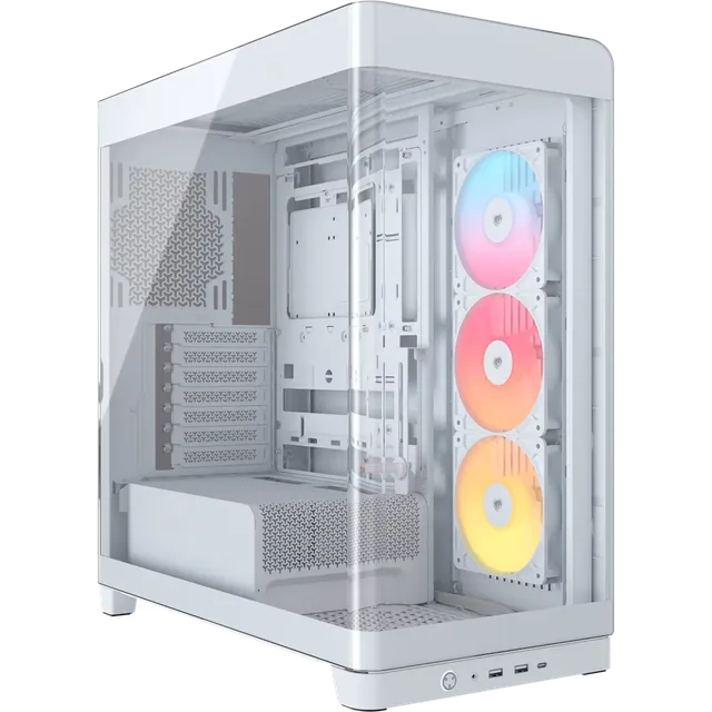 Gabinete Corsair FRAME 4500X RS-R ARGB Mid-Tower TG White