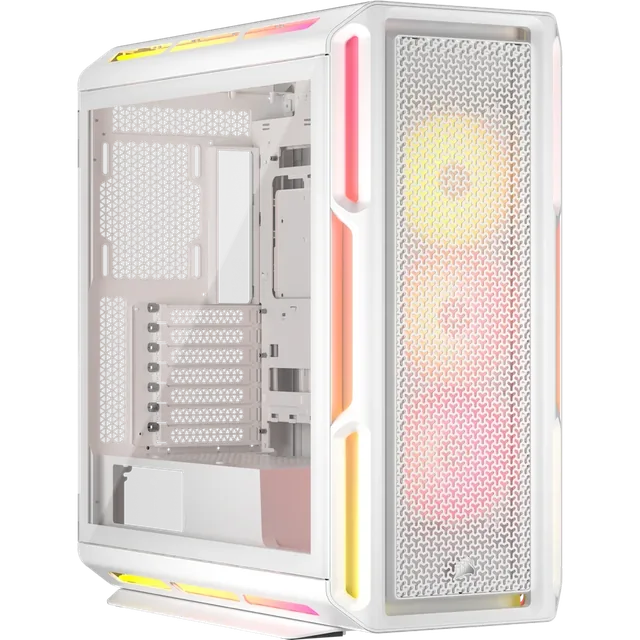 Gabinete Corsair iCUE LINK 5000T LX ARGB Mid-Tower Fan x3 White