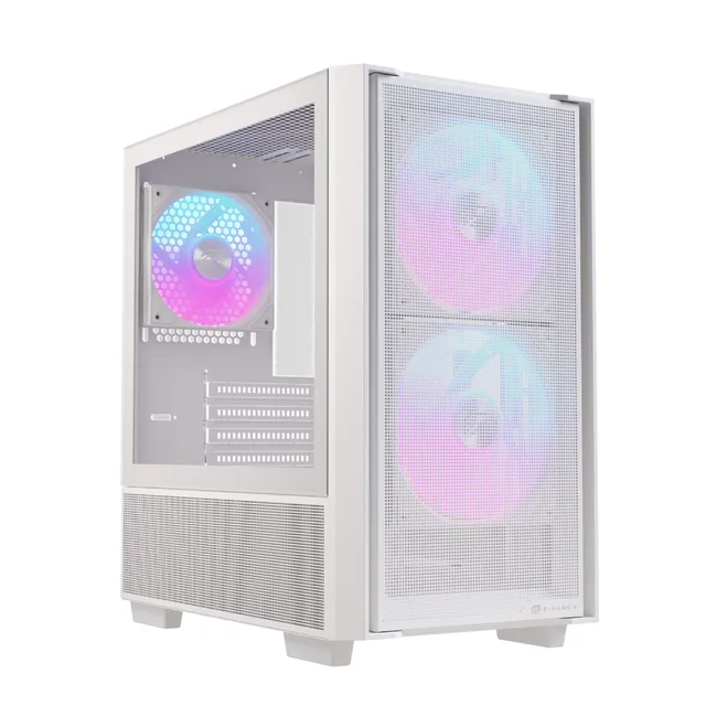 Gabinete Einarex Pulse PM150 White RGB Matx