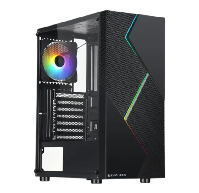 Gabinete Evolabs Bolt 1 Fan FRGB