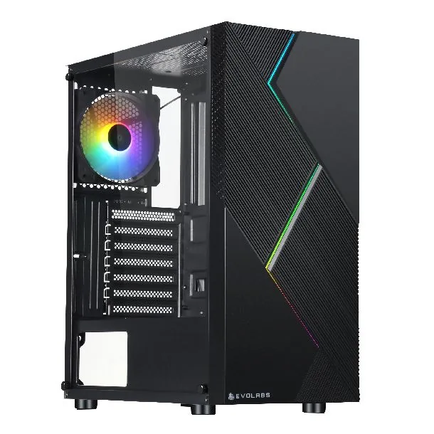 GABINETE EVOLABS BOLT TG 1FAN FRGB