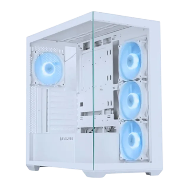Gabinete Evolabs Progression White 4 Fan ARGB