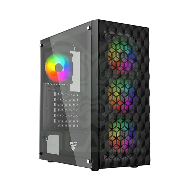 Gabinete Fantech Aero II Cg83 Black 4x Fan Frgb ATX