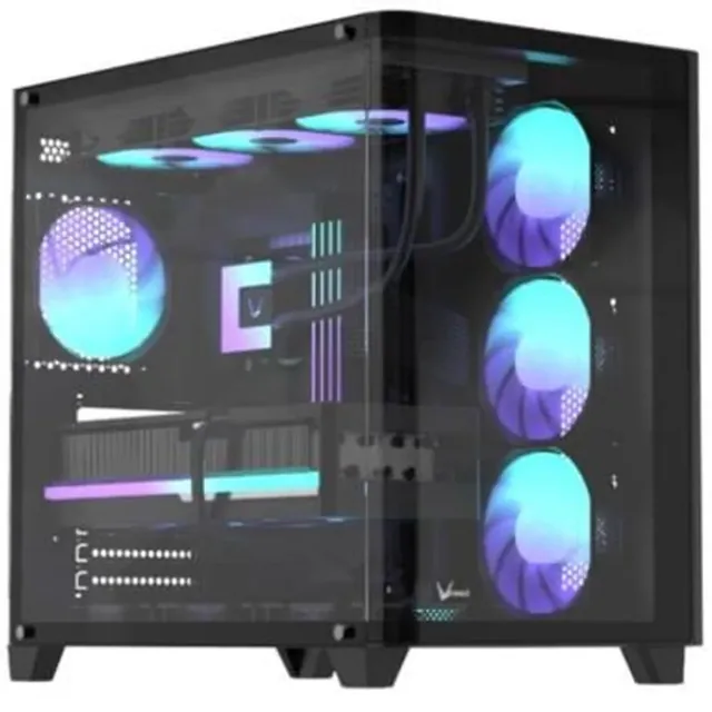 Gabinete FORMULA V Crystal U2 Floe Black