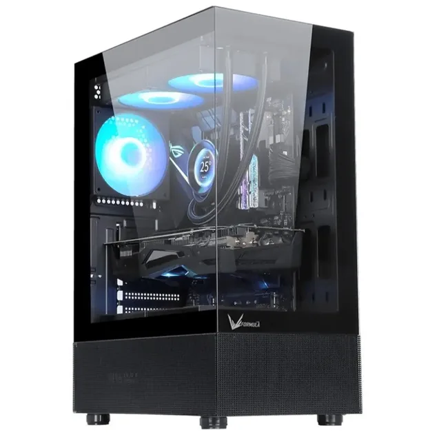 GABINETE FORMULA V CRYSTAL Z1 BLACK AR