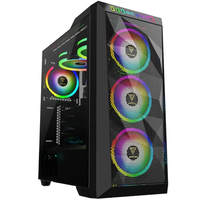 Gabinete Gamdias Athena M1 C/Coolers x3 RGB