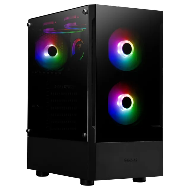 Gabinete Gamdias Talos E3 TG C/Coolers x3 Vidrio Templado