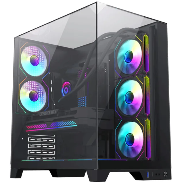 Gabinete Gamemax Infinity Plus Full TG Vidrio Templado