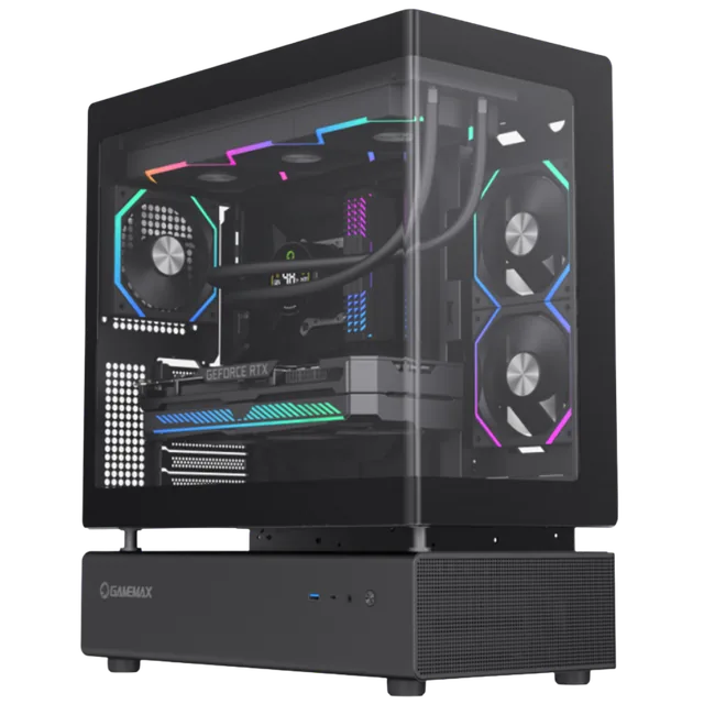 Gabinete Gamemax N80 TG C/Coolers x6 Vidrio Templado