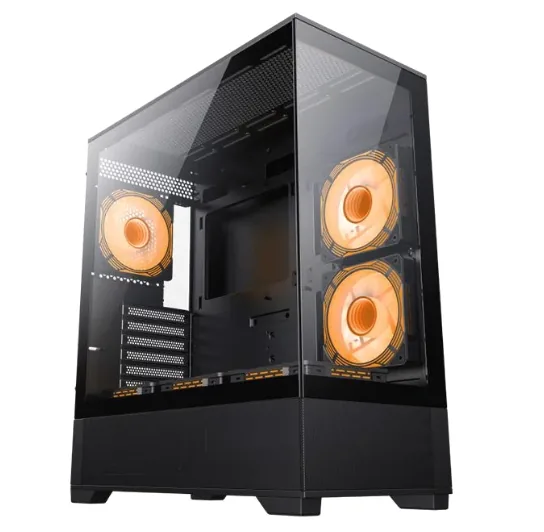 Gabinete Gamemax Vista AB Black 6 Fan ARGB