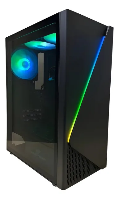 GABINETE GAMER ESSENSES G-10 + 3XFAN RGB BLACK
