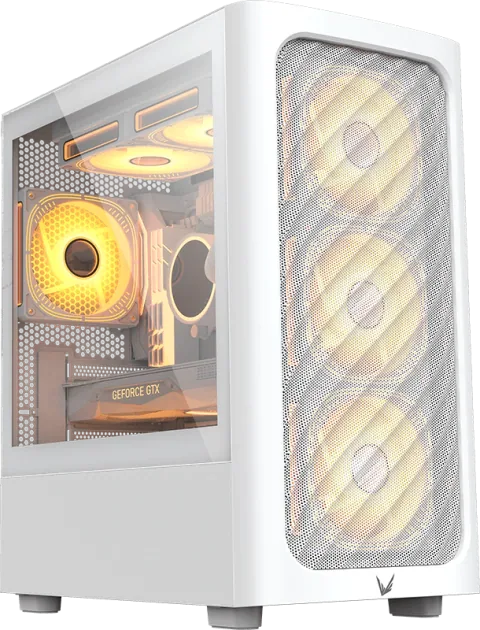 Gabinete Gamer Formula V Air Mesh G3 White (Matx + 1 Fan)