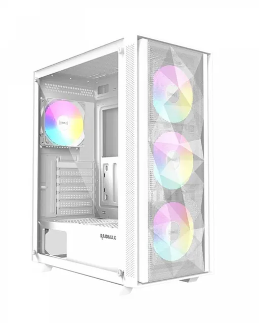 GABINETE GAMER RAIDMAX VECTOR V217 WHITE ARGB TG