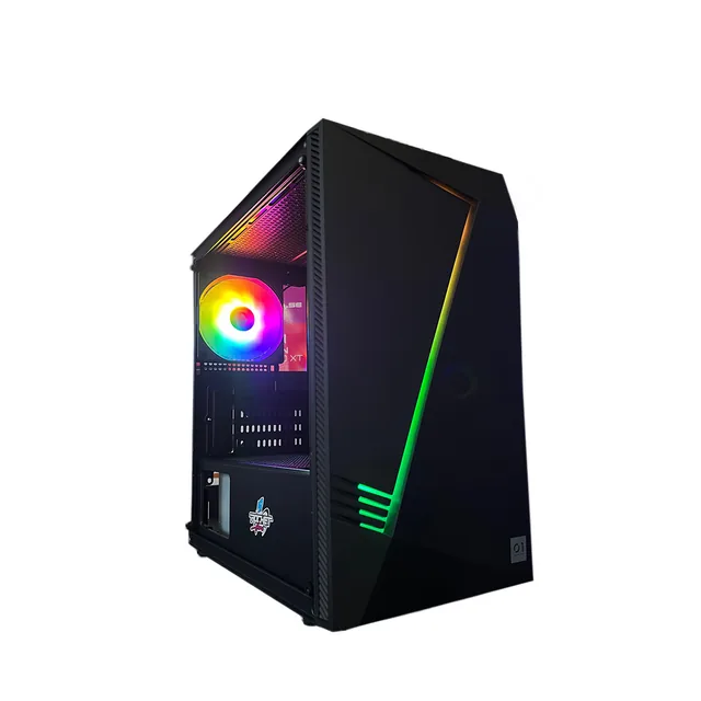 Gabinete Gamer Zer01 Gaming Gemini 1 Fan Fixed Rgb