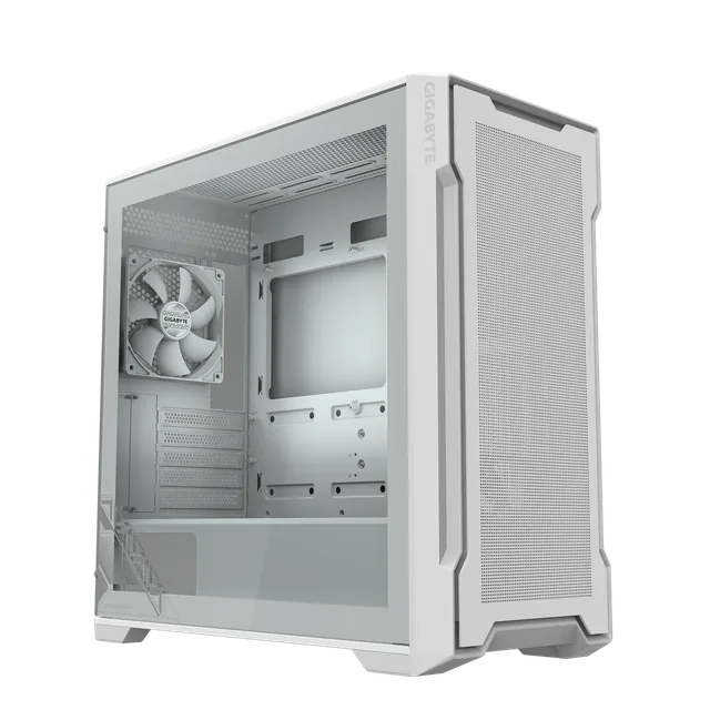 Gabinete Gigabyte C102 Glass Ice White 2 Fan