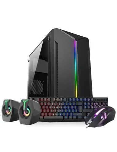 GABINETE KIT GAMER ALUNA AL-KG15 520W