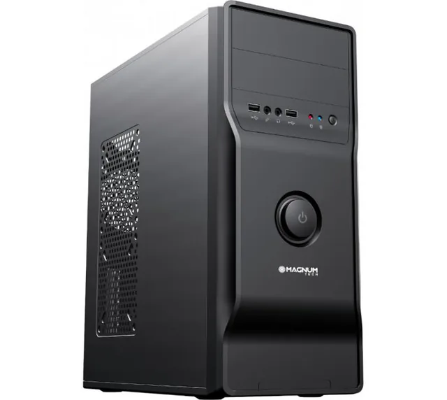 Gabinete Kit Magnum Tech MT-K735 Fuente 600W + Teclado y Mouse de Regalo
