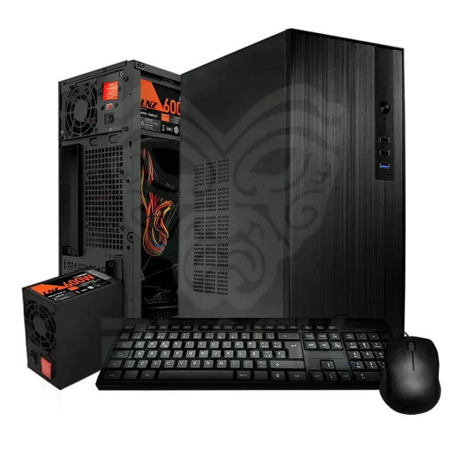 Gabinete Kit Sentey Tm40 C/Fuente 600w + Mouse + Teclado