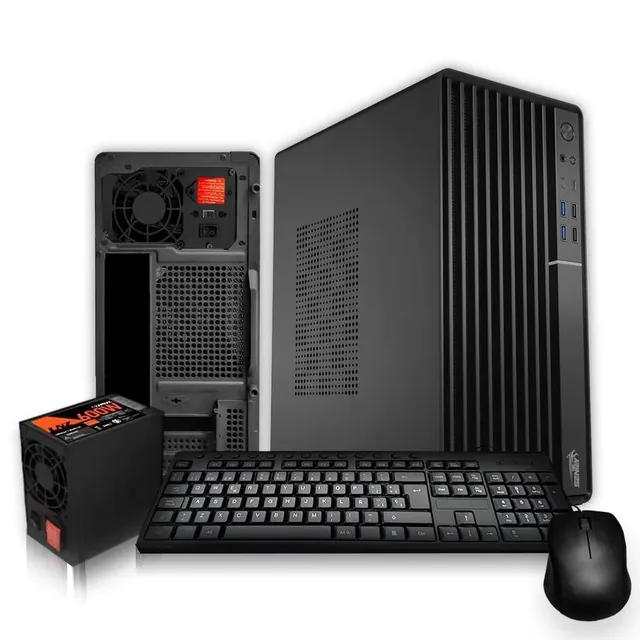 Gabinete Kit Sentey Tm50 C/Fuente 600w + Mouse + Teclado
