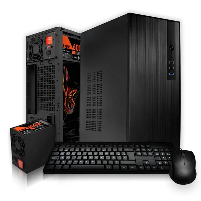 GABINETE KIT SENTEY TM50 FUENTE 600W TECLADO MOUSE