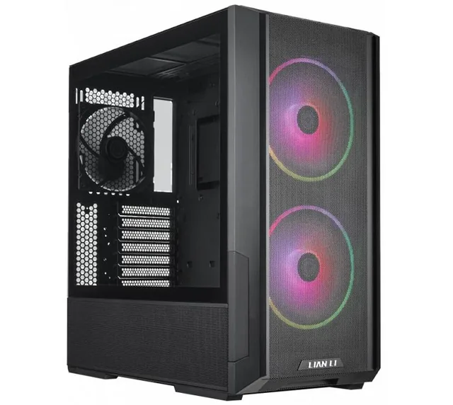 Gabinete Lian Li Lancool 216RX Black 2x160mm + 1x140mm ARGB Fans Mesh USB-C