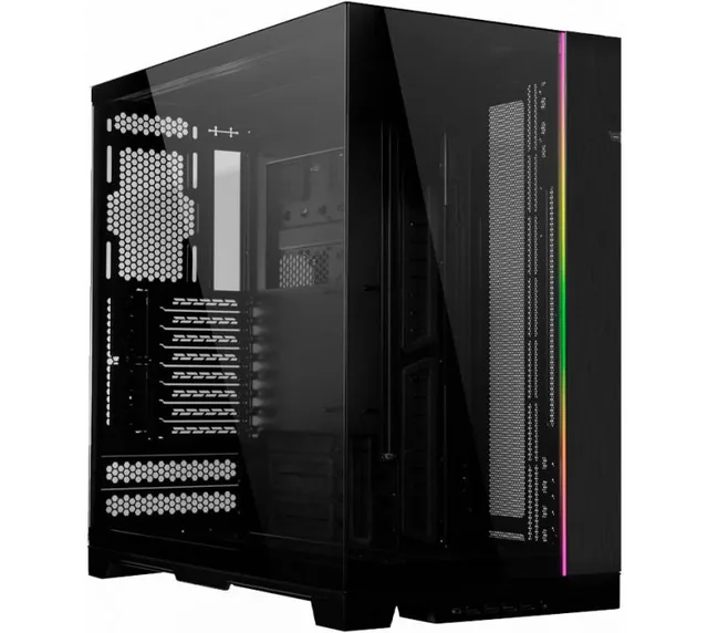 Gabinete Lian Li O11 Dynamic EVO XL Black ARGB Strip Dual Chamber Vidrio Templado 270° USB-C